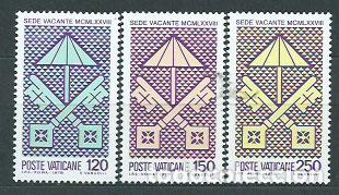 Selos: Vaticano - Correo 1978 Yvert 656/8 ** Mnh Serie vacante