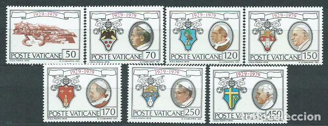 Selos: Vaticano - Correo 1979 Yvert 678/84 ** Mnh