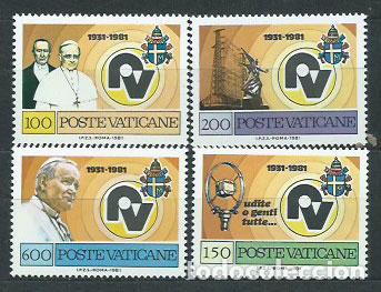 Selos: Vaticano - Correo 1981 Yvert 702/5 ** Mnh Radio Vaticano