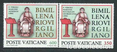 Selos: Vaticano - Correo 1981 Yvert 706/7 ** Mnh Virgilio