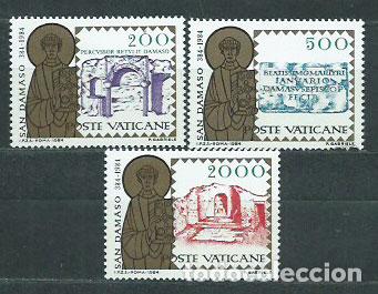 Selos: Vaticano - Correo 1984 Yvert 767/9 ** Mnh San D&aacute;maso
