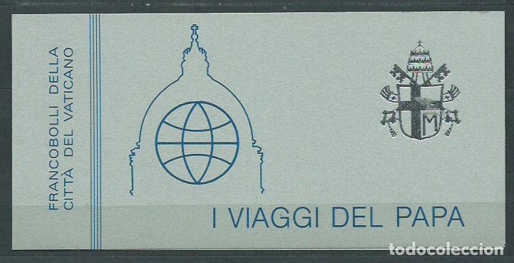 Selos: Vaticano - Correo 1984 Yvert 757 Carnet ** Mnh Viajes Juan Pablo II