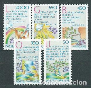 Selos: Vaticano - Correo 1986 Yvert 792/6 ** Mnh