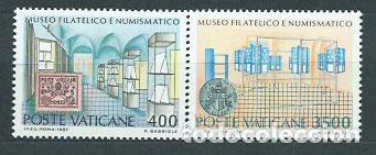 Selos: Vaticano - Correo 1987 Yvert 815/6 ** Mnh Filatelia y numism&aacute;tica