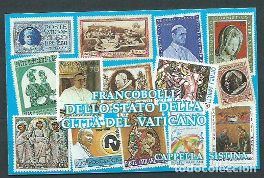 Selos: Vaticano - Correo 1991 Yvert 891 Carnet ** Mnh Capilla Sixtina