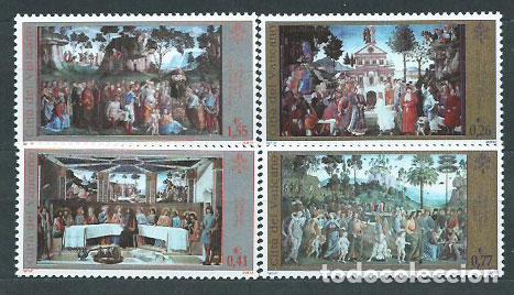 Stamps: Vaticano - Correo 2002 Yvert 1266/9 ** Mnh Capilla Sixtina