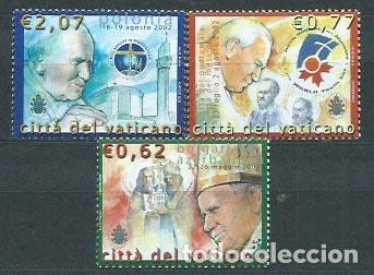 Stamps: Vaticano - Correo 2003 Yvert 1325/7 ** Mnh Viajes Juan Pablo II