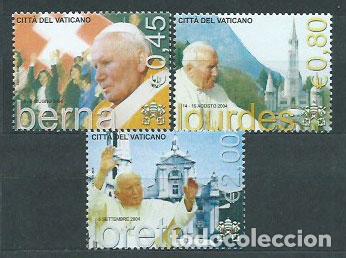 Stamps: Vaticano - Correo 2005 Yvert 1383/5 ** Mnh Viajes Juan Pablo II