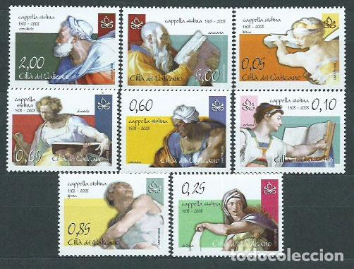 Stamps: Vaticano - Correo 2008 Yvert 1456/63 ** Mnh Capilla Sixtina