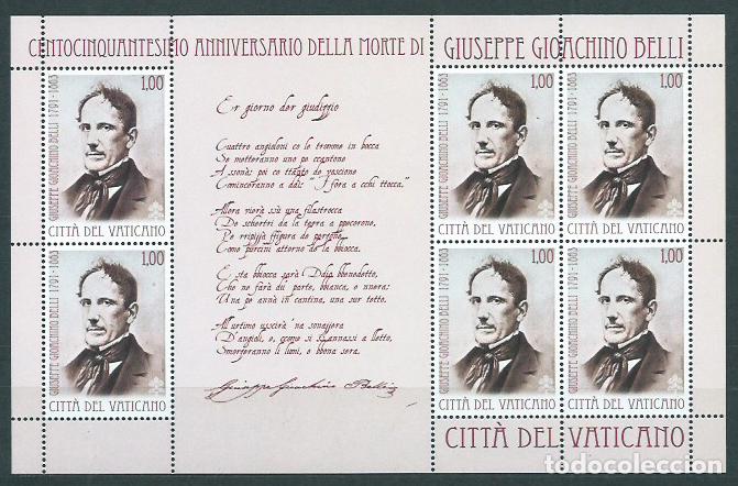 Stamps: Vaticano - Correo 2013 Yvert 1619 Mini Hoja ** Mnh Giuseppe Gioachino