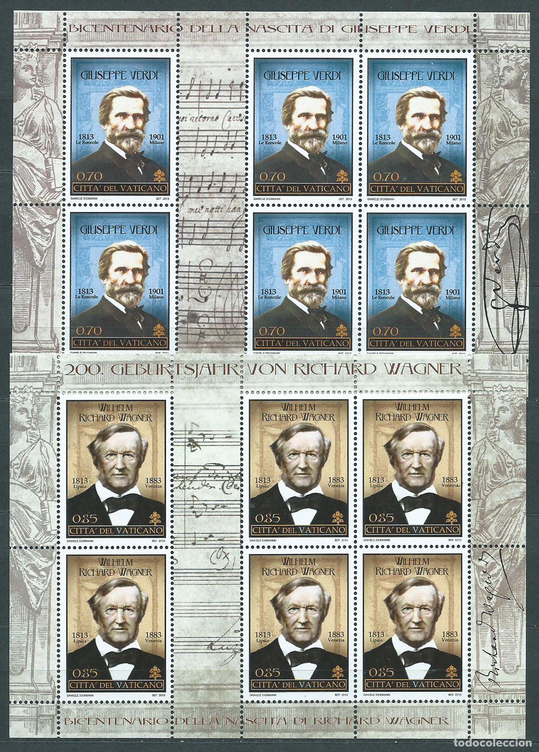 Stamps: Vaticano - Correo 2013 Yvert 1633/34 Minipliego ** Mnh