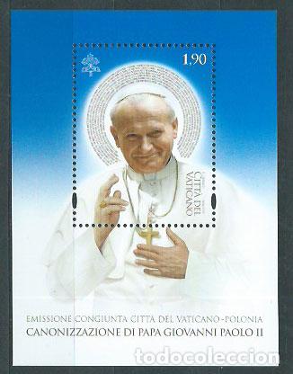 Stamps: Vaticano - Correo 2014 Yvert 1657 Hojita ** Mnh Juan Pablo II