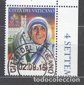 Stamps: Vaticano - Correo 2016 Yvert 1729 usado Teresa de Calcuta
