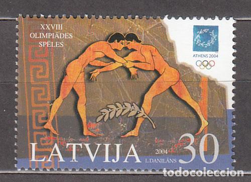 Stamps: Letonia - Correo 2004 Yvert 588 ** Mnh Deportes