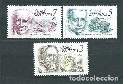Stamps: Chequia - Correo 1995 Yvert 63/5 ** Mnh Personajes