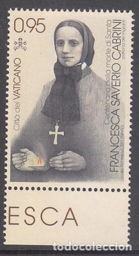 Stamps: Vaticano Correo 2017 Yvert 1760 ** Mnh 100 An&ordm; Muerte de Sta Francesca Saverio