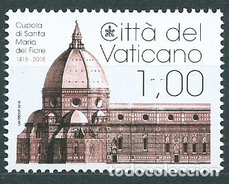Stamps: Vaticano Correo 2018 Yvert 1779 ** Mnh 600&ordm; Ann Cupula S Maria de Fiore