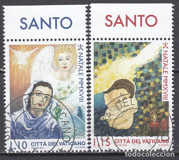 Stamps: Vaticano Correo 2018 Yvert 1802/3 Usados Navidad