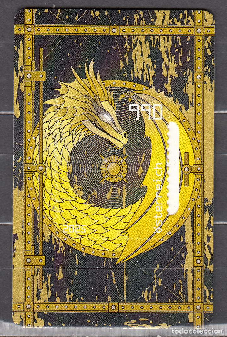 Stamps: Austria cry adhesivo Yvert 23 ** Mnh Drag&oacute;n Libro M&aacute;gico