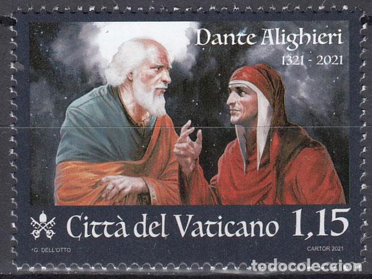 Stamps: Vaticano Correo 2021 Yvert 1889 ** Mnh Dante