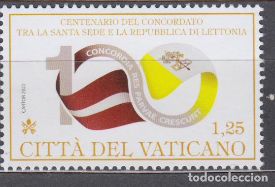Stamps: Vaticano Correo 2022 Yvert 1913 ** Mnh Emisi&oacute;n con Letonia