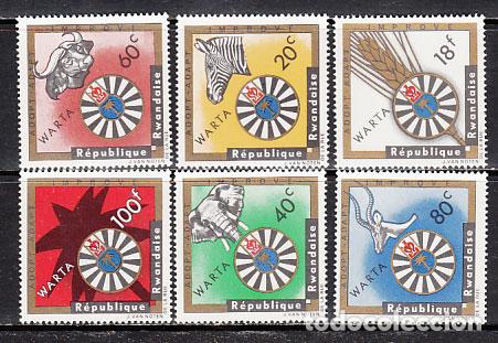 Stamps: Ruanda - Correo Yvert 213/8 ** Mnh