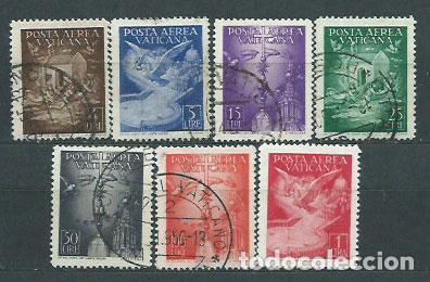 Stamps: Vaticano - Aereo Yvert 9/15 usado