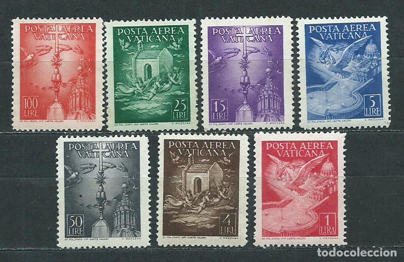 Briefmarken: Vaticano - Aereo Yvert 9/15 (*) Mng