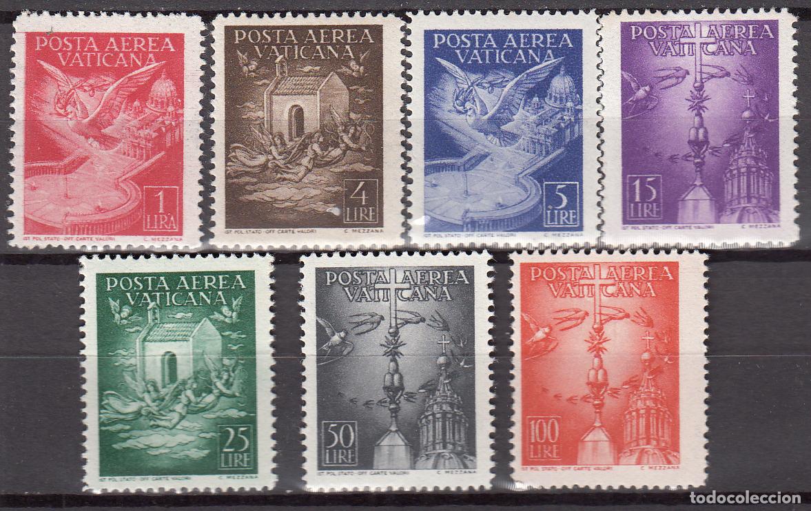 Briefmarken: Vaticano Aereo Yvert 9/15 ** Mnh