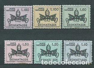 Briefmarken: Vaticano - Tasa Yvert 19/24 ** Mnh