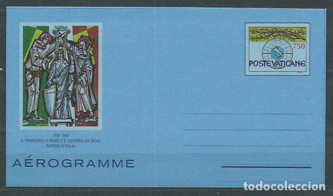 Briefmarken: Vaticano - Aerogramas - a&ntilde;o 1989 ** Mnh