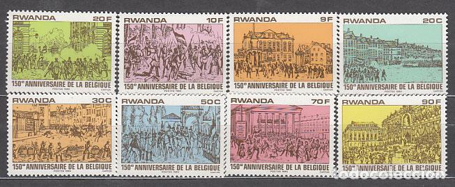 Briefmarken: Ruanda - Correo Yvert 958/65 ** Mnh