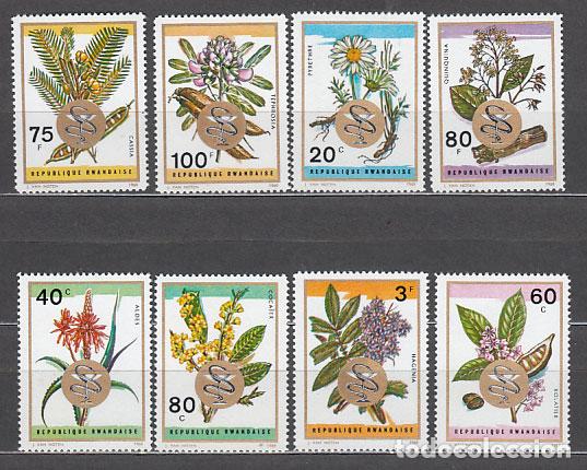 Briefmarken: Ruanda - Correo Yvert 311/8 ** Mnh Flora
