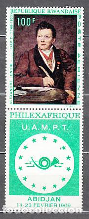 Briefmarken: Ruanda - Aereo Yvert 4 ** Mnh Pintura