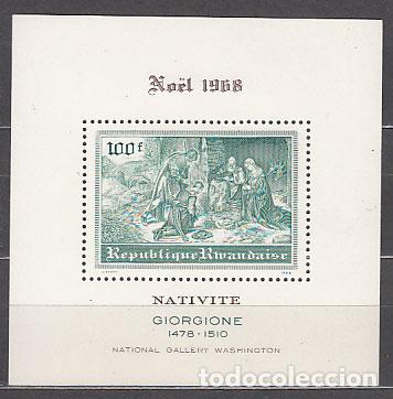 Briefmarken: Ruanda - Hojas Yvert 16 ** Mnh Navidad