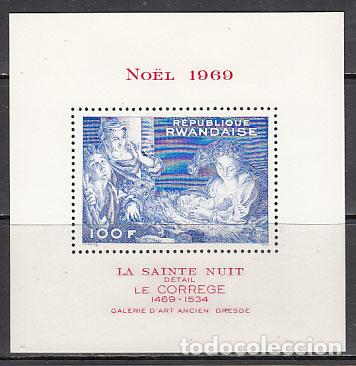 Briefmarken: Ruanda - Hojas Yvert 20 ** Mnh Navidad