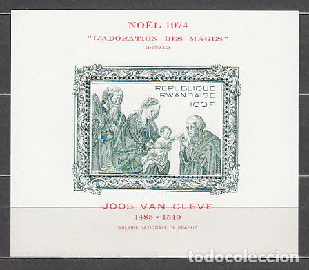 Briefmarken: Ruanda - Hojas Yvert 44 ** Mnh Navidad