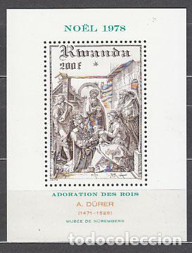 Briefmarken: Ruanda - Hojas Yvert 82 ** Mnh Navidad
