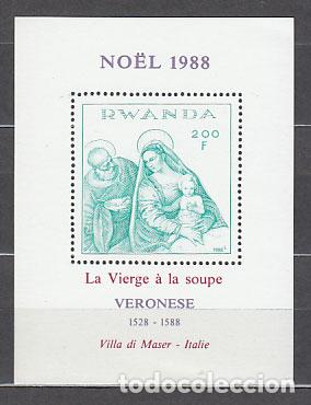 Briefmarken: Ruanda - Hojas Yvert 103 ** Mnh Pintura