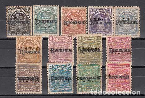 Briefmarken: Rodesia - Correo Yvert 1/13 * Mh