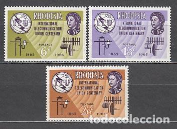 Briefmarken: Rodesia del Sur - Correo Yvert 107/9 ** Mnh Telecomunicaciones
