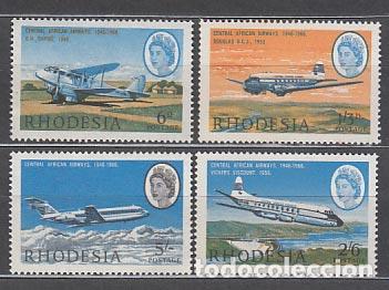 Briefmarken: Rodesia del Sur - Correo Yvert 148/51 ** Mnh Aviones