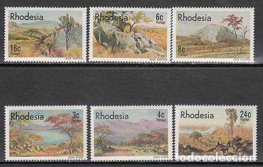 Briefmarken: Rodesia del Sur - Correo Yvert 288/93 ** Mnh Pinturas