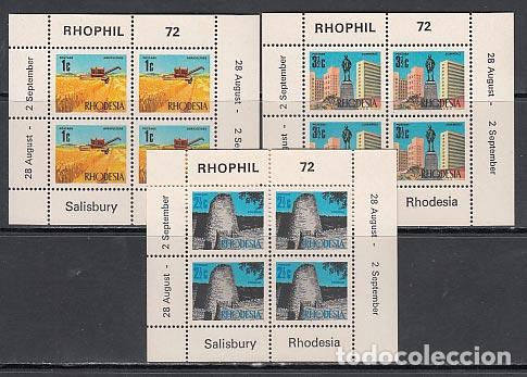 Briefmarken: Rodesia del Sur - Hojas Yvert 2/4 ** Mnh