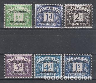 Briefmarken: Rodesia del Sur - Tasa Yvert 1/6 ** Mnh
