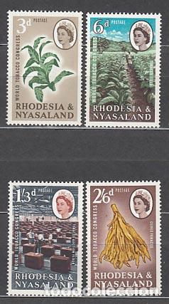 Briefmarken: Rodesia Nyassaland - Correo Yvert 44/7 ** Mnh Flora
