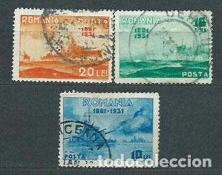 Briefmarken: Rumania - Correo 1931 Yvert 418/21 usado Barcos Falta n&ordm; 419