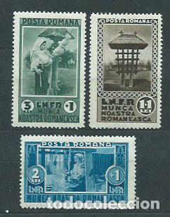 Briefmarken: Rumania - Correo 1934 Yvert 468/70 * Mh