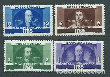 Briefmarken: Rumania - Correo 1935 Yvert 477/80 ** Mnh