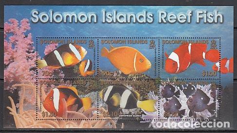 Briefmarken: Salomon - Hojas Yvert 61 ** Mnh Fauna. Peces